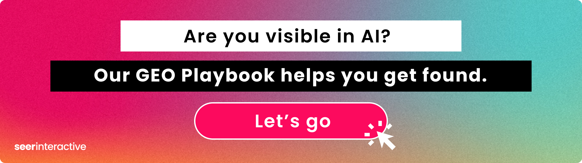 GEO Playbook CTA for Website